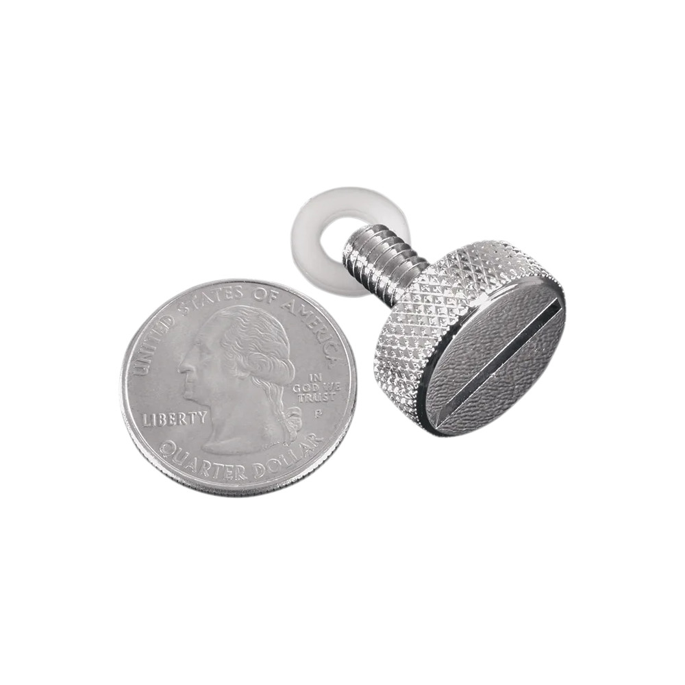 Quarter Turn™ Seat Thumb Screw Kit — 1/4-20 thread, Chrome