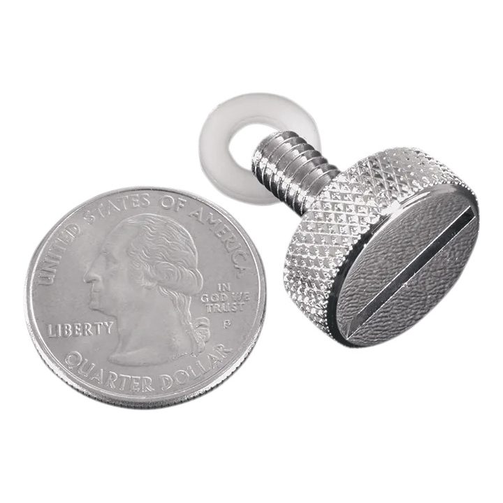Kit de tornillo de pulgar para asiento Quarter Turn™ — 1/4-28, cromado
