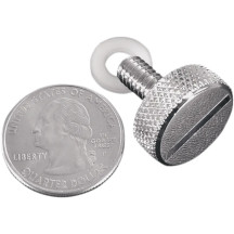 Quarter Turn™ Seat Thumb Screw Kit — 1/4-28, Chrome