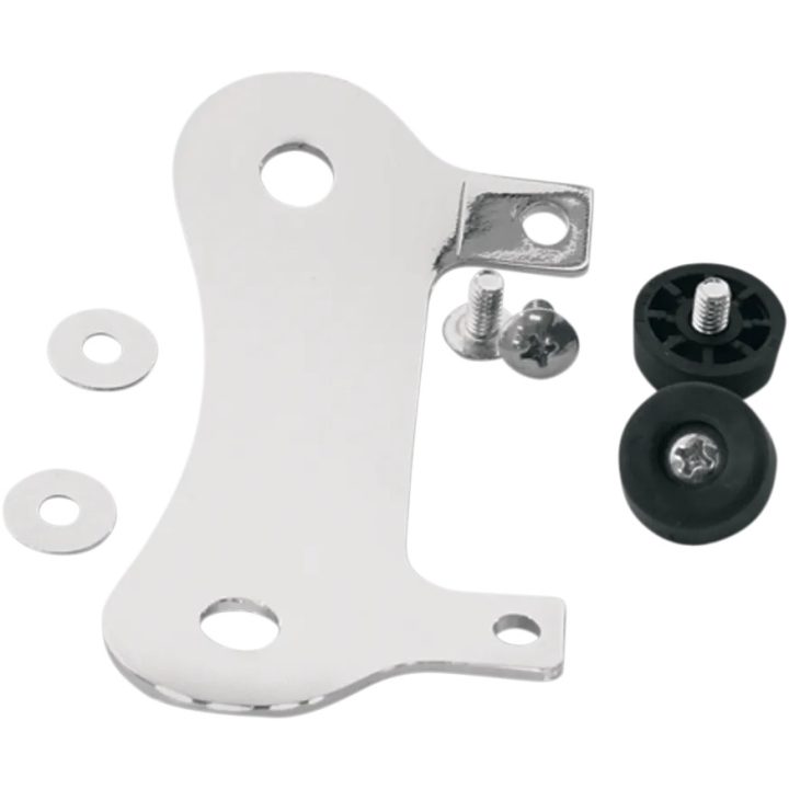 Kit de montaje de placa con remaches — asiento solo, cromado
