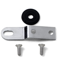 Seat Bracket — 1/4-28, Chrome