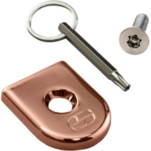Security Seat Screw — 1/4-20, Drivers seat, Rose Gold