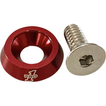 Seat Bolt — 1/4-20, anodized red