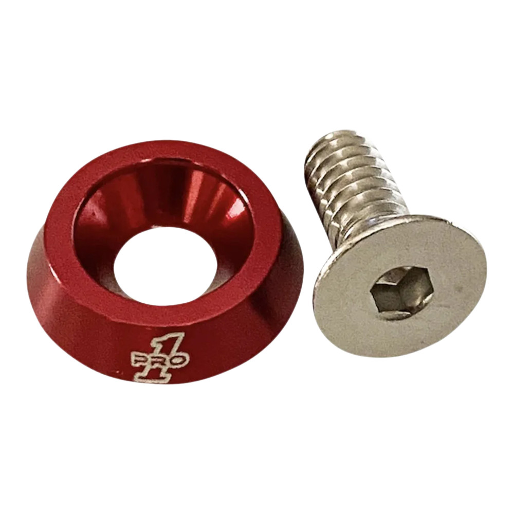 Seat Bolt — 1/4-20, anodized red