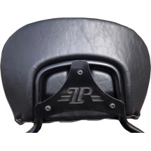 Dead End Sissy Bar Plate — fits HD '08-'22 Touring & '18-'22 Softail Holdfast uprights, Black