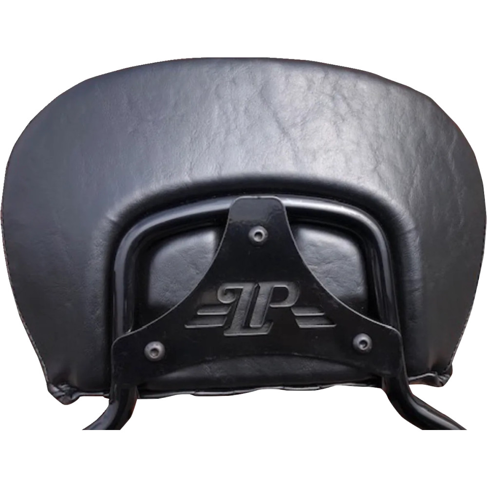 Dead End Sissy Bar Plate — fits HD '08-'22 Touring & '18-'22 Softail Holdfast uprights, Black