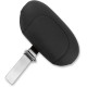 Respaldo desmontable Super Touring para conductor — Altura 7 in, Ancho 12 in, Grosor 1-1/2 in, Negro