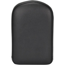 Gravestone Sissy Bar Pad — 28 cm (11") height, 38 mm (1-1/2") thickness, 16.5 cm (6-1/2") width, Black