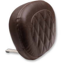 Sissy Bar Pad — 23 cm (9"), 20.5 cm (8"), Brown