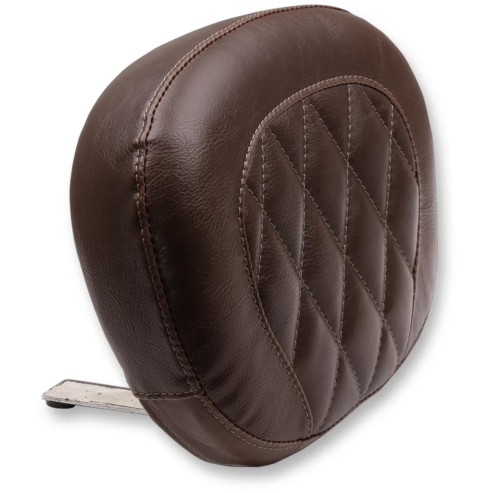 Sissy Bar Pad — 23 cm (9"), 20.5 cm (8"), Brown