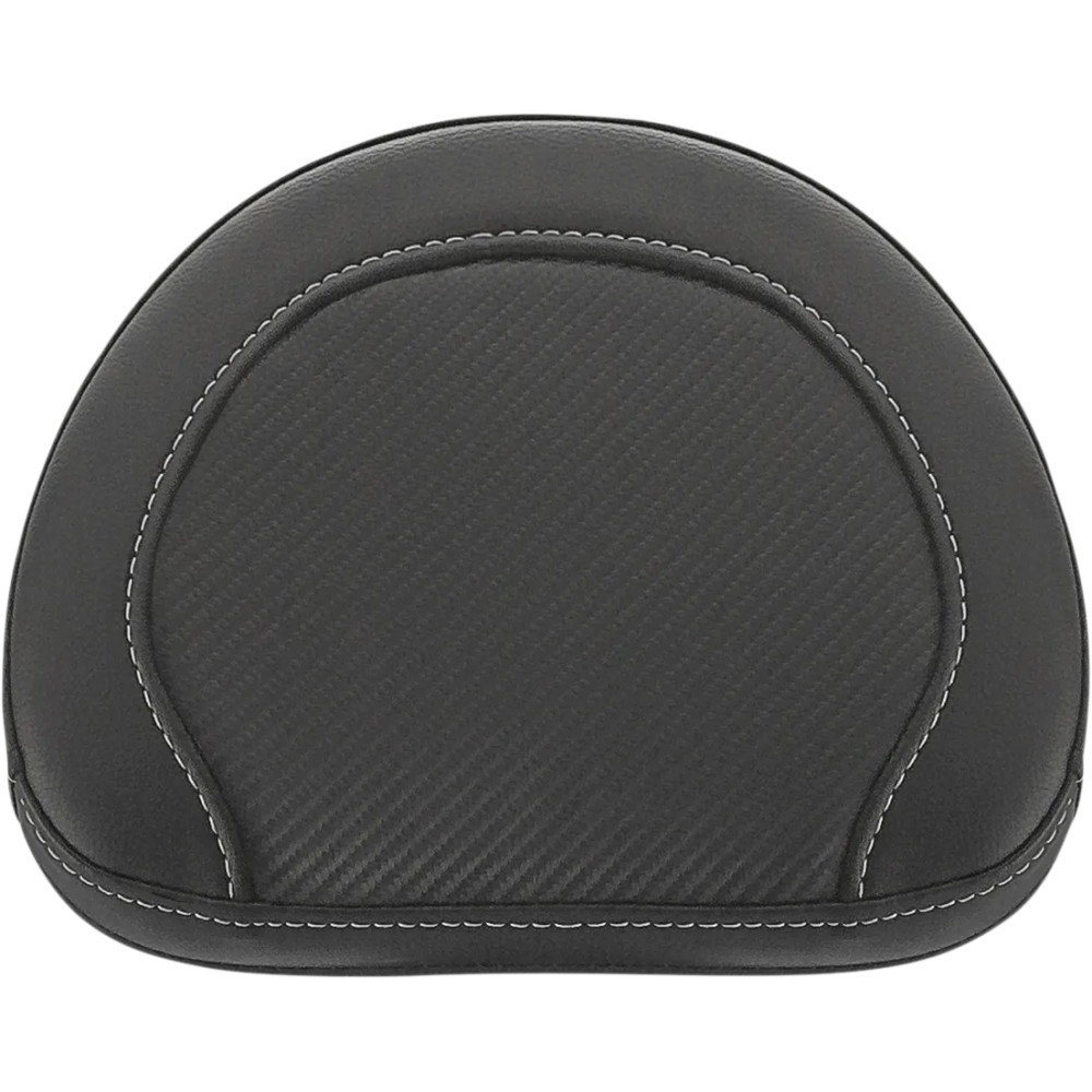 Sissy Bar Pad For RoadSofa™ Carbon Fiber Seat — 10" x 8", fits 5" sissy bars, Black