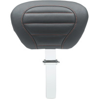 Deluxe Touring Driver Backrest — Black, Red