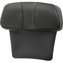 Chopped Tour Pak Backrest Pads — Black