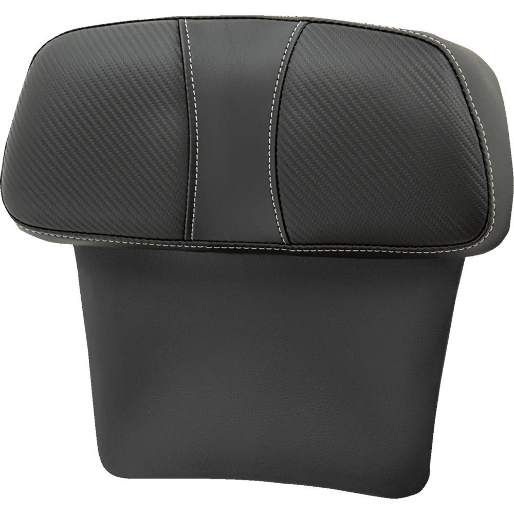 Chopped Tour Pak Backrest Pads — Black