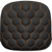 Honeycomb Sissy Bar Pad — 19 cm (7-1/2") height, Black