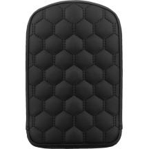 RoadSofa™ Honeycomb Sissy Bar Pad — 5" width, 11" height, Black