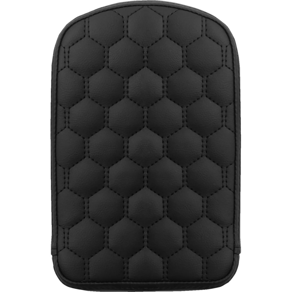 RoadSofa™ Honeycomb Sissy Bar Pad — 5" width, 11" height, Black