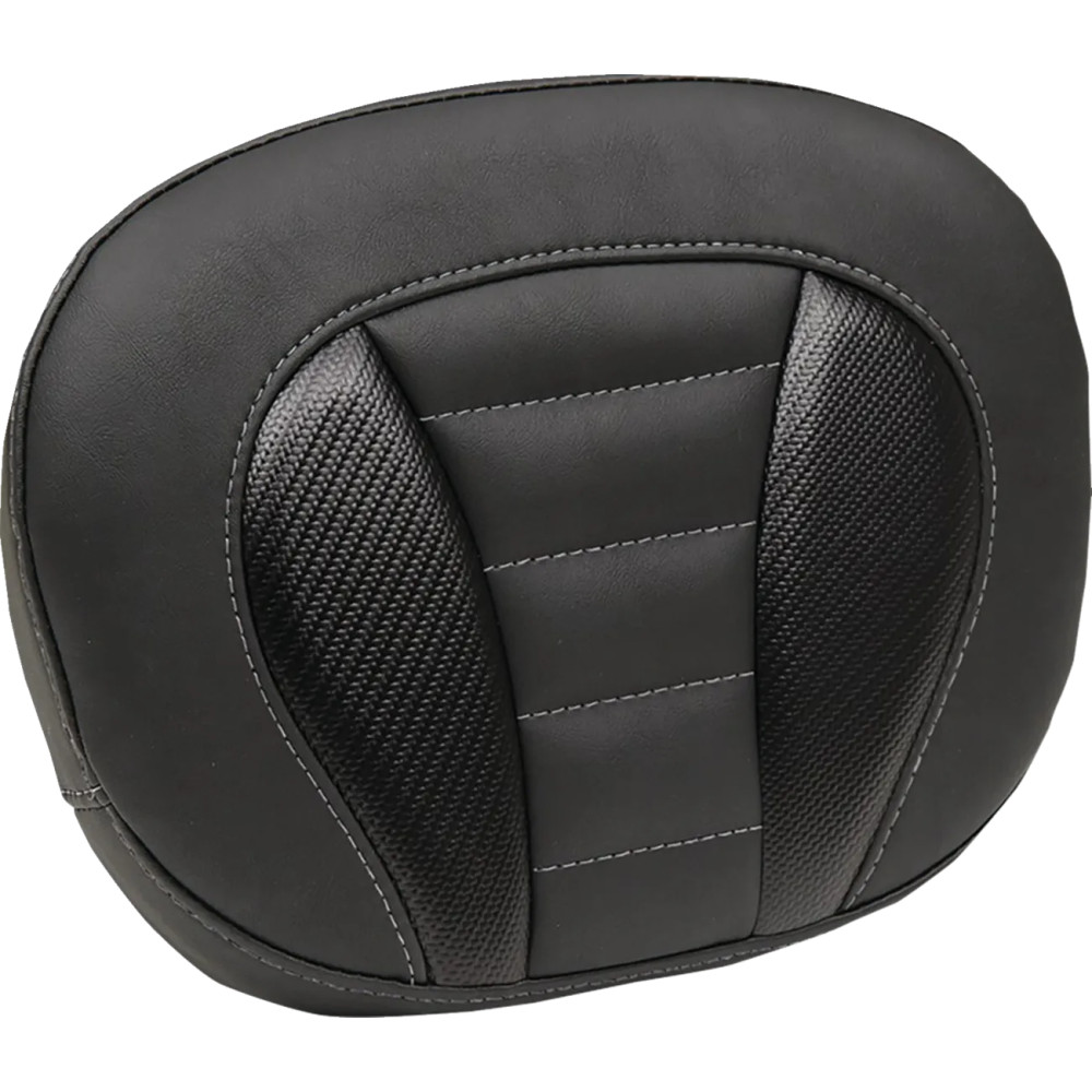 Deluxe Sissy Bar Pad — 23 cm × 30.5 cm, Black