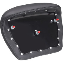 Deluxe Touring Chopped Tour-Pak® Sissy Bar Pad — Black, Gray, Carbon Fiber