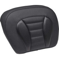 Deluxe Touring Chopped Tour-Pak® Sissy Bar Pad — Fits Chopped Tour-Pak®, Black