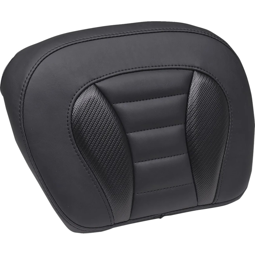 Deluxe Touring Chopped Tour-Pak® Sissy Bar Pad — Fits Chopped Tour-Pak®, Black