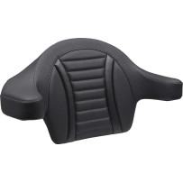 Deluxe Touring Extended Passenger Arm Backrest — Extends arms 2", Fits King Tour-Pak, Black