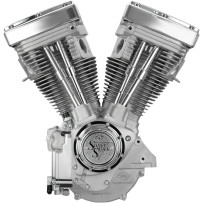 V80 Long-Block Engine — 80", fits '84-'99 Evolution Big Twin and '70-'90 custom chassis