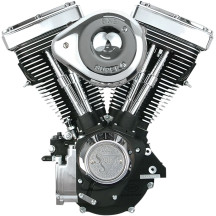 V80 Complete Assembled Engine — 80", 3.500" bore, 4.250" stroke, air-cooled