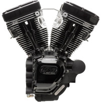 T124 High Compression Long Block Engine — 124" displacement, 10.8:1 compression