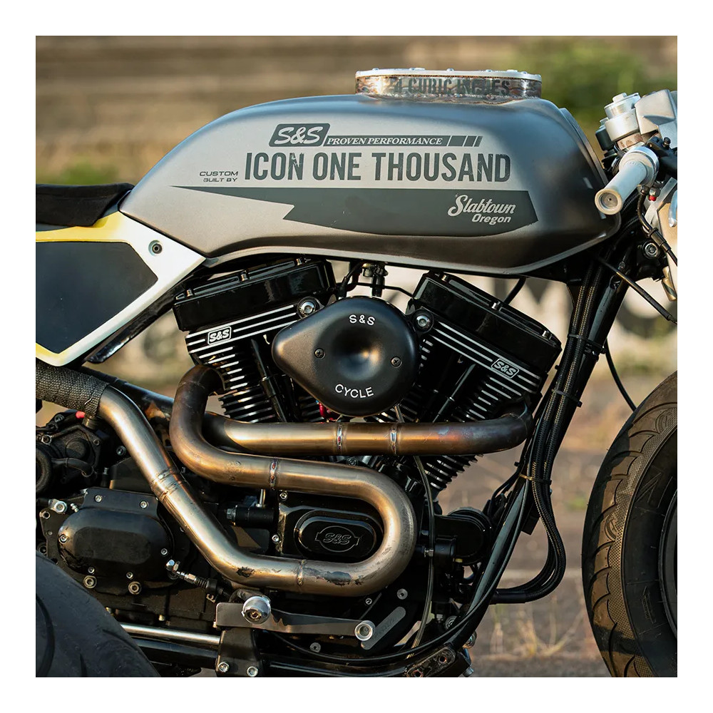 T124 Low Compression Long Block Engine — 124 in³ displacement, 10.2:1 compression