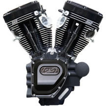 T124 Low Compression Long Block Engine — 124 in³ displacement, 10.2:1 compression