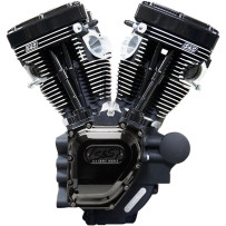 T143 Long Block Engine — 143 cu in, 4.625 in stroke, 4.425 in bore, 10.5:1, Black