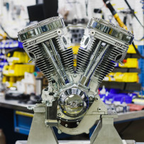 V124 Long Block Engine — 124", 4-1/8" bore, 4-5/8" stroke