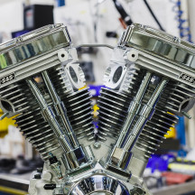 V124 Long Block Engine — 124", 4-1/8" bore, 4-5/8" stroke