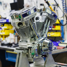 V124 Long Block Engine — 124", 4-1/8" bore, 4-5/8" stroke