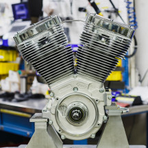 V124 Long Block Engine — 124", 4-1/8" bore, 4-5/8" stroke