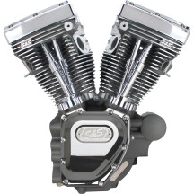 T124 High Compression Long Block Engine — 124" displacement, 10.8:1 compression