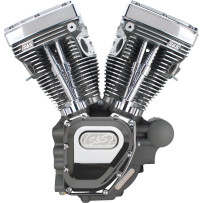 T124 High Compression Long Block Engine — 124" displacement, 10.8:1 compression