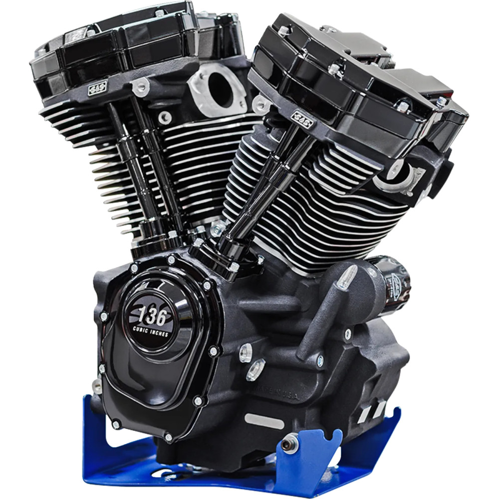 MK136 Black Edition Engine with 550G Cam — 136", black powder coat