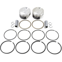 High-Performance Piston Kit — 3.5055" piston, 3-13/16" stroke, 1200 cc, Aluminum