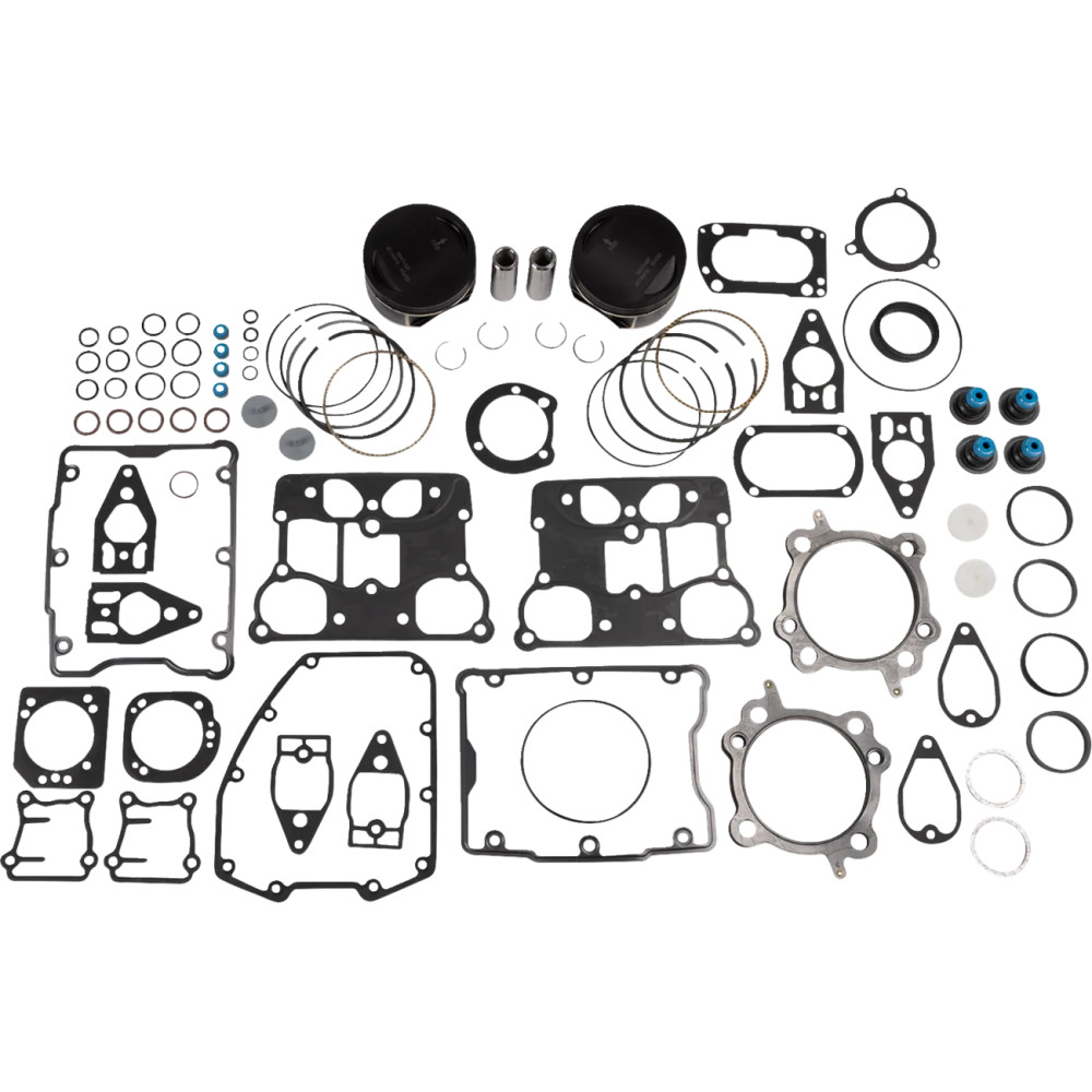 Piston Kit with Gaskets — Piston diameter 3.934", Displacement 1746 cc