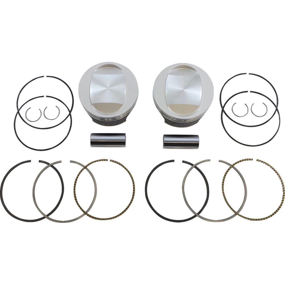 Tracker Series™ Piston Kit — Bore 3.885 in, Stroke 4.375 in, Oversize +0.010 in