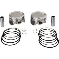 Tracker Series™ Piston Kit — Bore 3.498", Stroke 3.812", Displacement 1200 cc