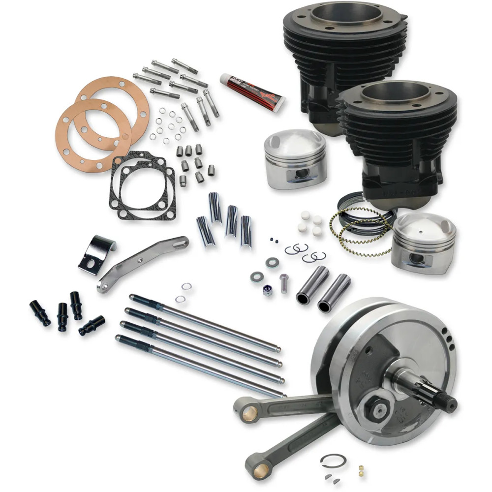 Sidewinder® Big Bore Stroker Engine Performance Kit — 93", 3.625" bore, 4.5" stroke, Black