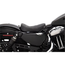Bobber Solo Seat — 13-1/2" overall, 10" length, 10-1/2" width, Black