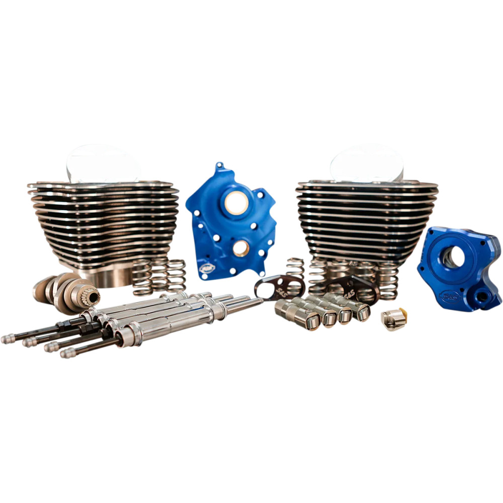 128" Power Package Engine Performance Kit — 128", 4.250" bore, 4.500" stroke, 11.1:1, Black Granite