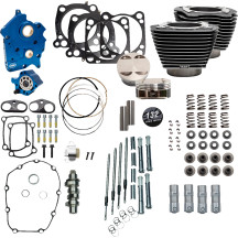 132\" Power Package Engine Performance Kit — 132\", 4.320\" bore, 4.500\" stroke, Black Granite