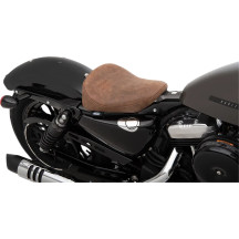 Asiento solo Bobber — 13.5 in, 10.5 in, marrón