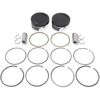 High-Performance Forged Piston Kit — 1700 cc, 3.885" bore, 4.375" stroke, 9.0:1 compression