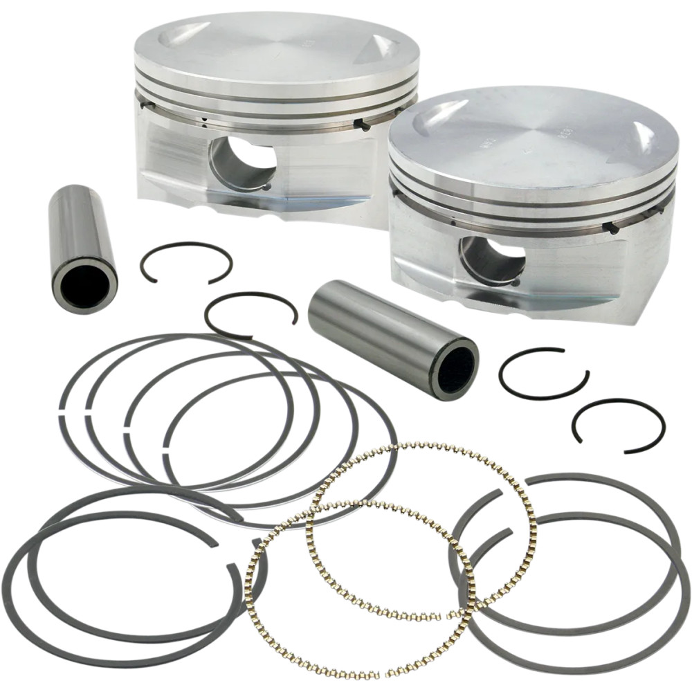 Piston Kit for S&S Motors — 106 cu in, 3.927 in bore, +0.010 in oversize